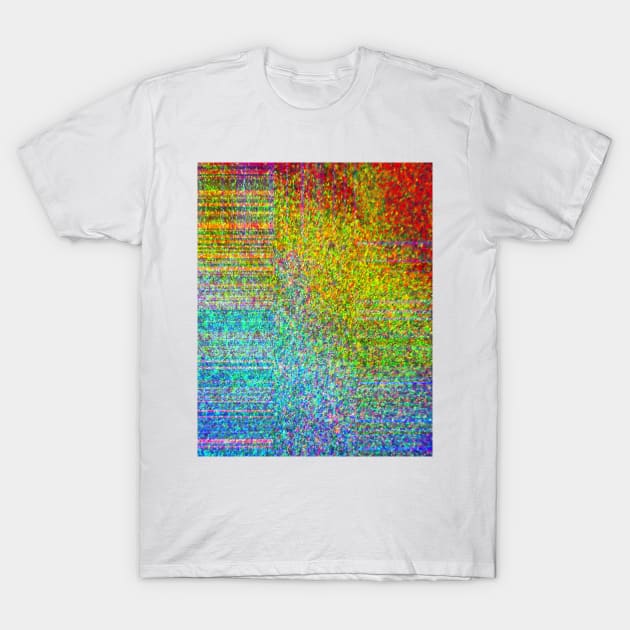 Rainbow Static T-Shirt by NovaOven